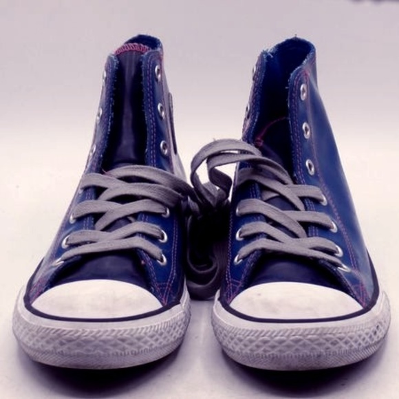 💕💕RARE! Rubberized Hi-Top Chucks - "CHEEKS" - Picture 2 of 6